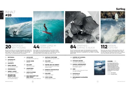 PRIME SURFING MAGAZINE #20 (AUG 2021) - Inhalte